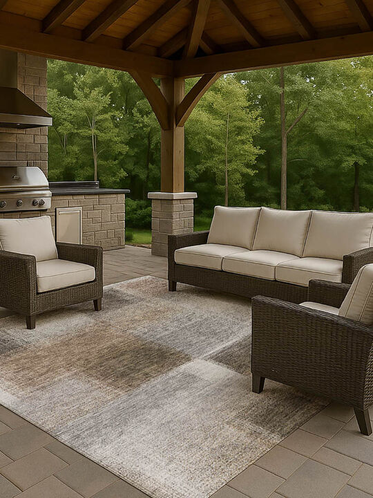 Trevi TV10 Pewter 3' x 5' Rug