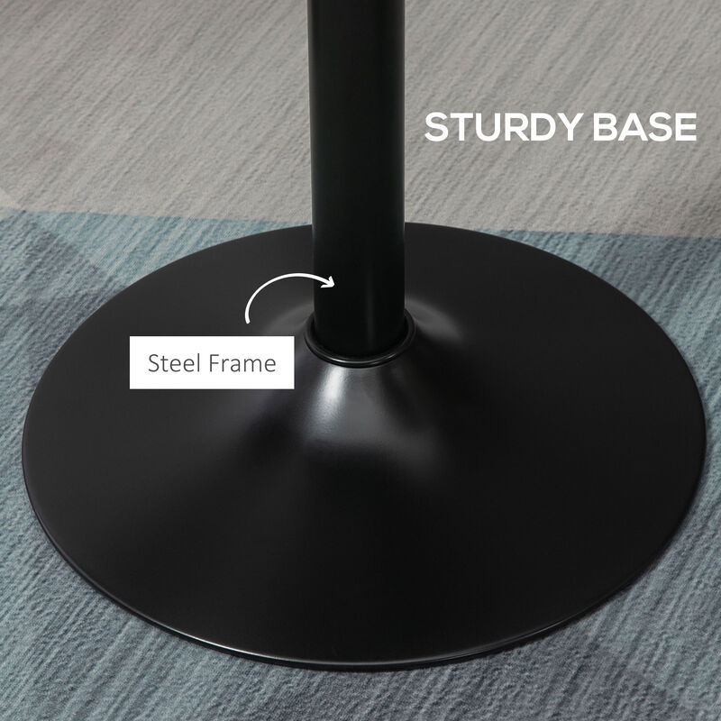 Hivvago 41" Bistro Table with Round Top and Metal Legs image number 5