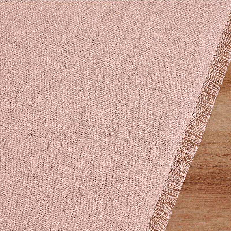 Christmas Linen Table Runner - Fringe, Solino Home