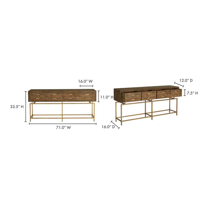 Moe's Home Collection Annecy Console Table