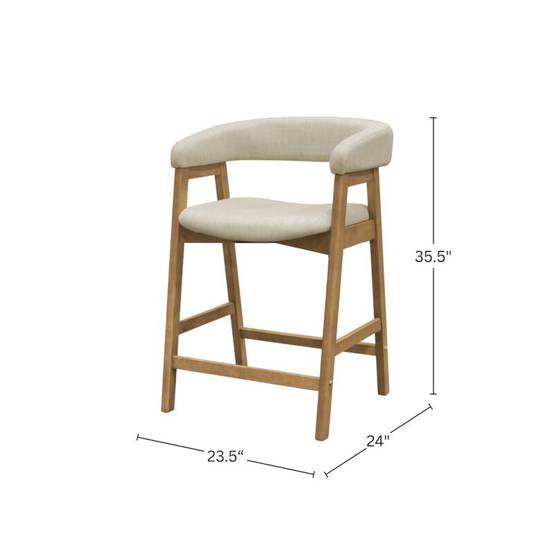 Alpine Furniture Cove Counter Height Chairs (Set of 2) image number 3