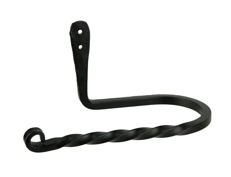 Hand Forged Wrought Iron Wall Mounted Toilet Paper Holder Primitive Decor image number 0