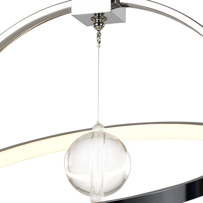 Colette LED Chandelier With Chrome Finish