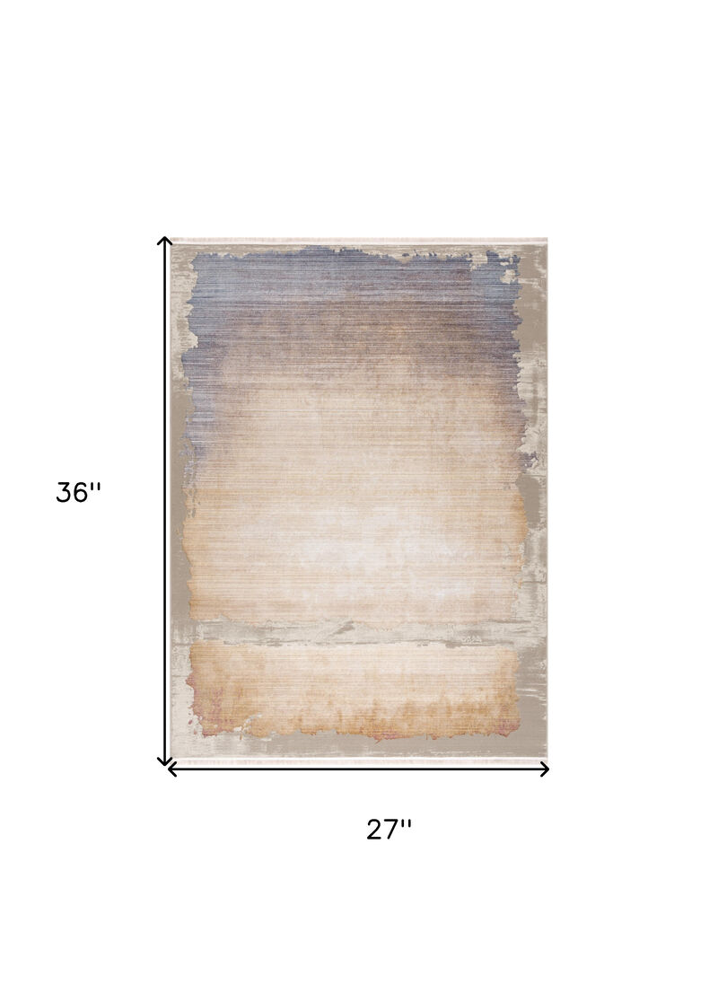 HomeRoots Abstract Area Rug image number 2