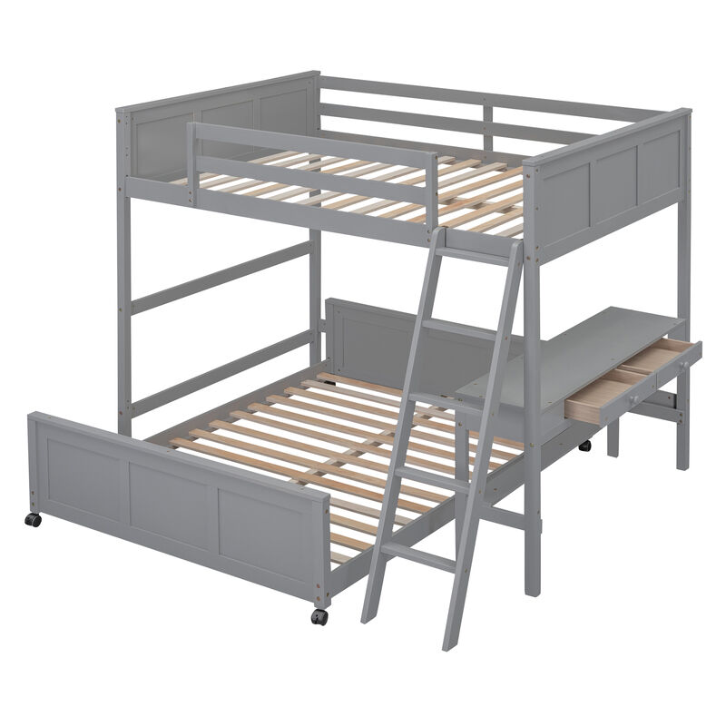 Merax Bunk Bed with Desk