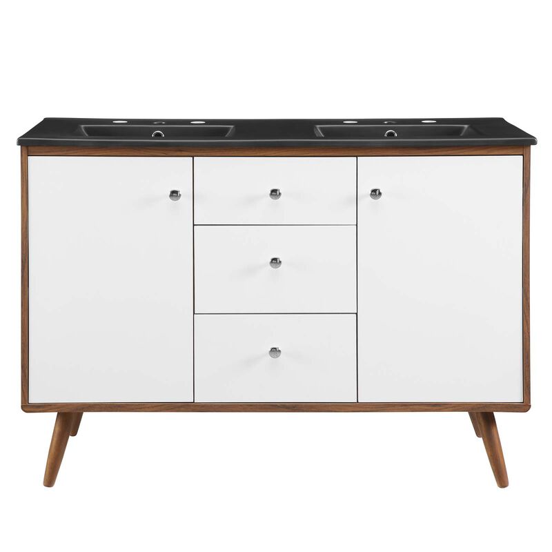 Transmit 48" Double Sink Bathroom Vanity image number 2