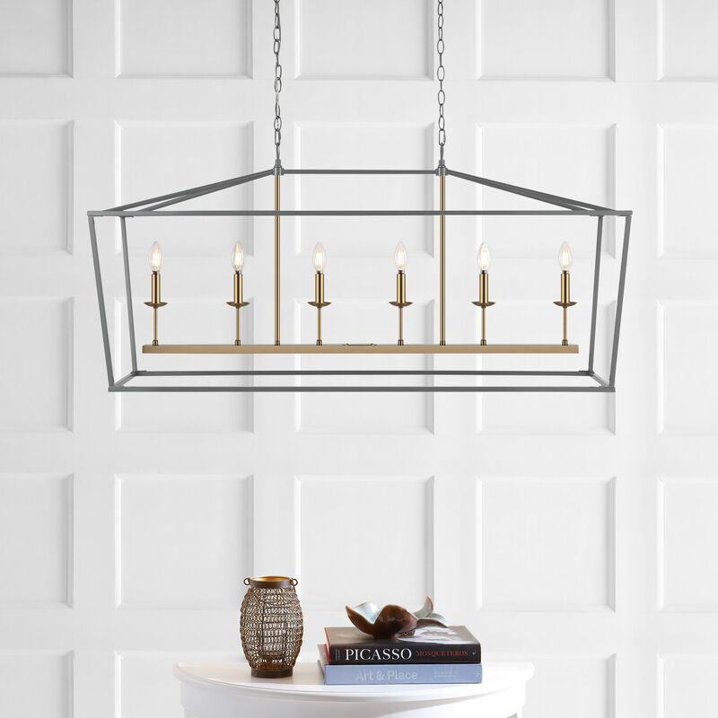 PagodaBulb Lantern Metal LED Pendant