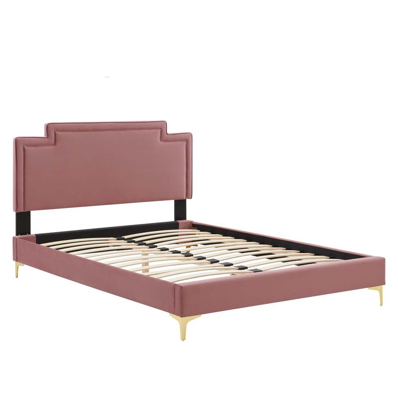 Modway - Liva Performance Velvet King Bed image number 2