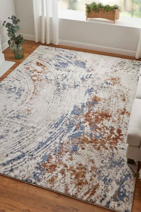 Gilmore 39MMF Ivory/Rust 5'3" x 8' Rug