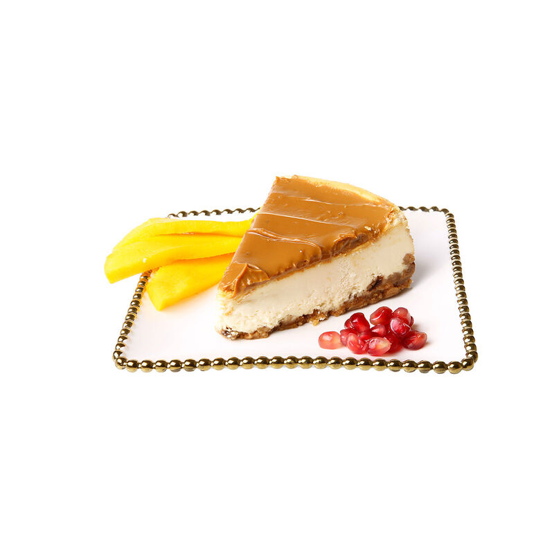 Porcelain White Plates with Gold Beaded Design