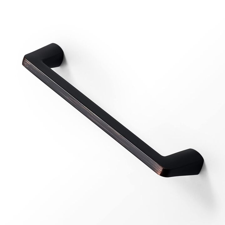 AHOSAR 1 Pack Solid 3-3/4 Inch Zinc Alloy Handles Oil-Rubbed Bronze Cabinet Pulls Drawer Pulls Furniture Hardware for Bedroom,Ba