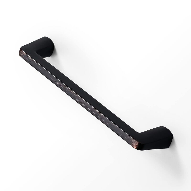 AHOSAR 1 Pack Solid 3-3/4 Inch Zinc Alloy Handles Oil-Rubbed Bronze Cabinet Pulls Drawer Pulls Furniture Hardware for Bedroom,Ba