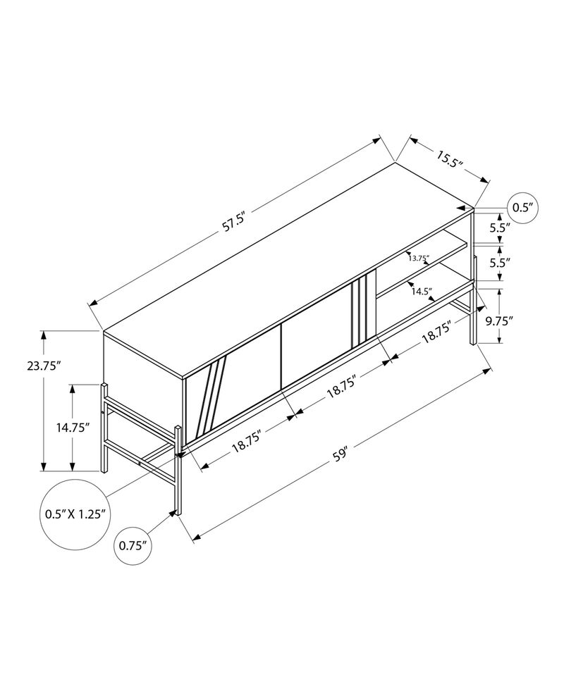 Cuvomp Modern Tv Stand image number 3