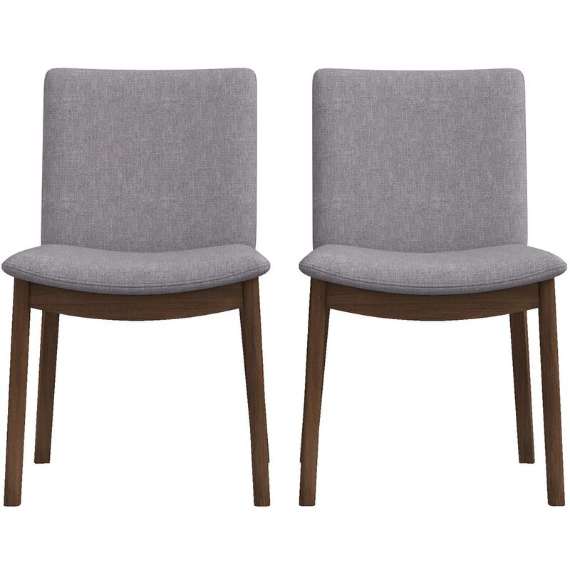 Ashcroft Furniture Co Laura Mid-Century Modern Solid Wood Dining Chair (Set of 2)