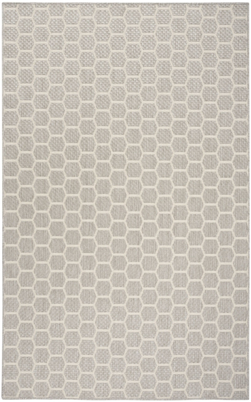 HomeRoots Geometric Indoor Outdoor Area Rug image number 0