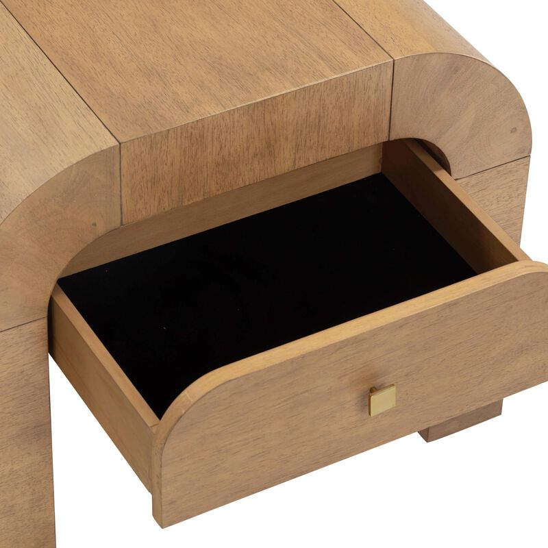 Tov Furniture Hump Natural Nightstand image number 6