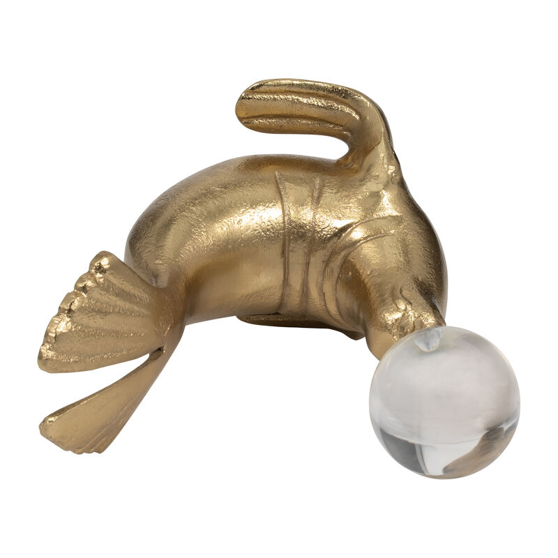 Metal Sea Lion W/ Acrylic Ball image number 5