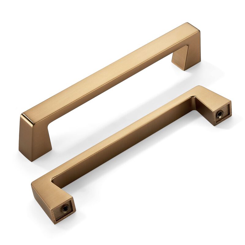 khtumeware 10 Pack 5 Inch(128mm) Kitchen Cabinet Handles,Champagne Bronze Cabinet Pulls Kitchen Cabinet Hardware, Furniture Pull