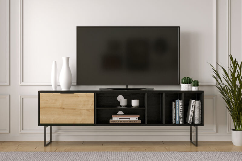 Yale Tv Stand Wooden BlackSapphire