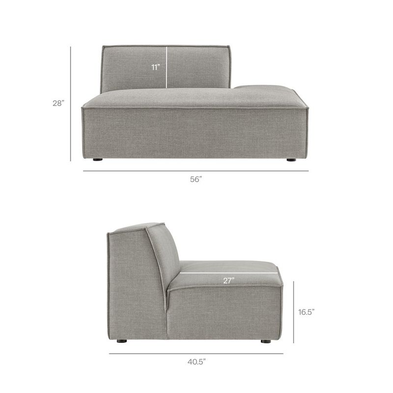 Restore 2-Piece Performance Fabric Upholstered Modular Loveseat image number 3