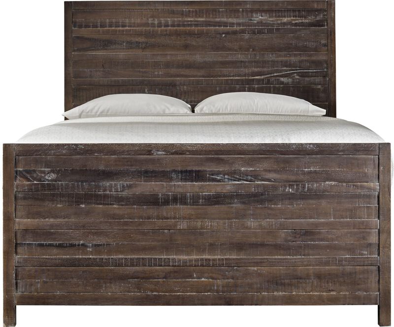 Townsend Solid Wood Storage Bed in Java