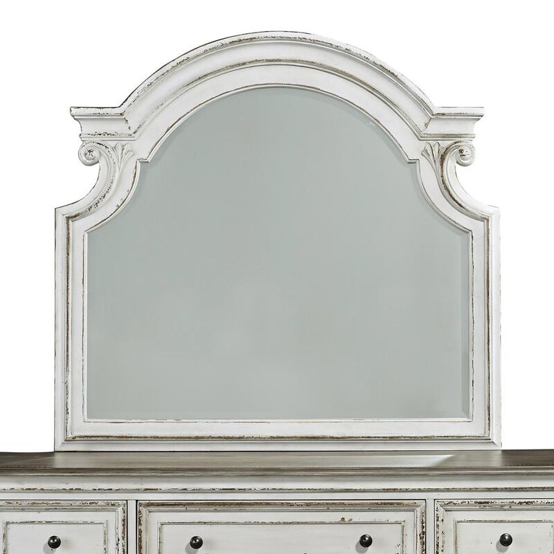 Liberty Furniture Industries, Inc. Magnolia Manor Dresser & Mirror In White