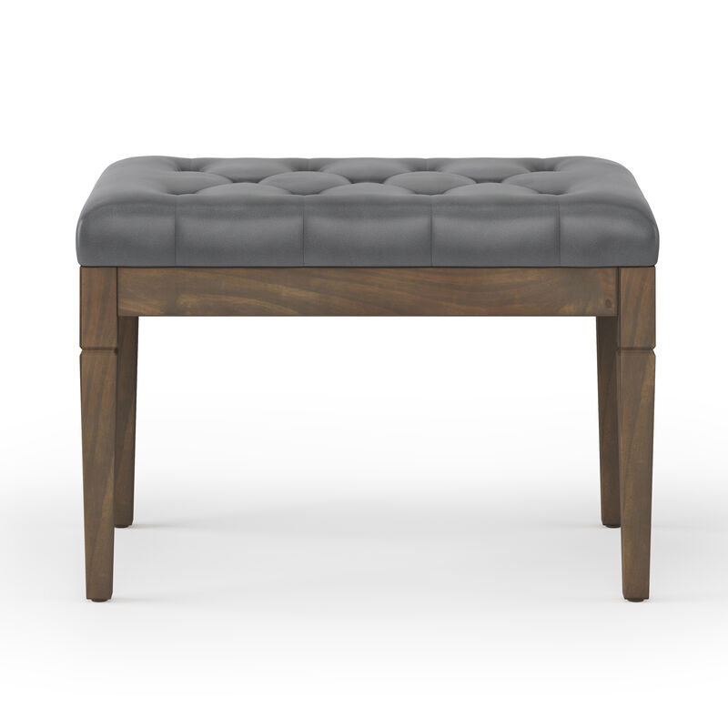 Simpli Home Waverly Small Tufted Ottoman Bench image number 2