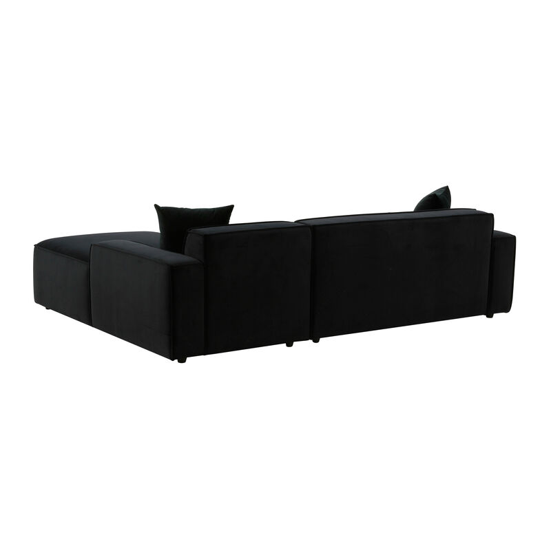 Olafur Velvet Sectional - RAF. image number 4