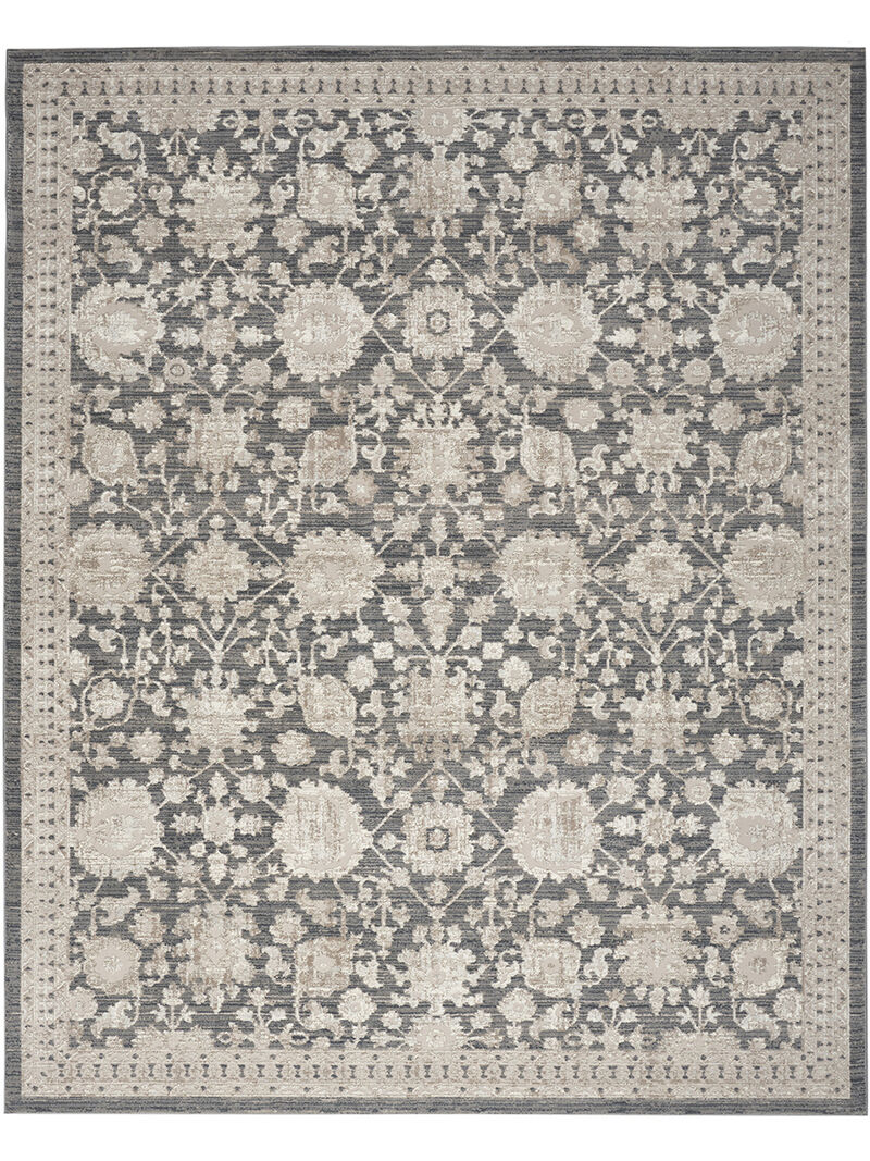 Eco Cycle ECY02 Charcoal 9' x 12' Rug