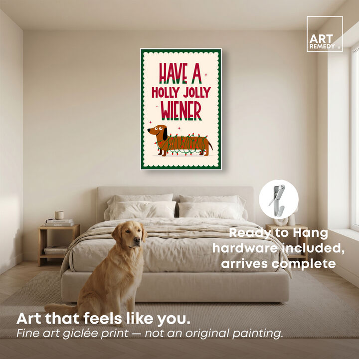 Have a Holly Jolly Animals Canvas Print by Art Remedy