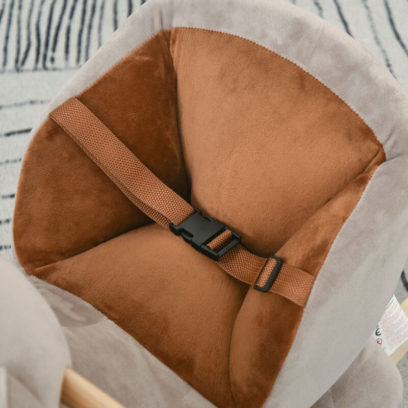 BreeBe Plush Bear Rocking Chair for Toddlers image number 7