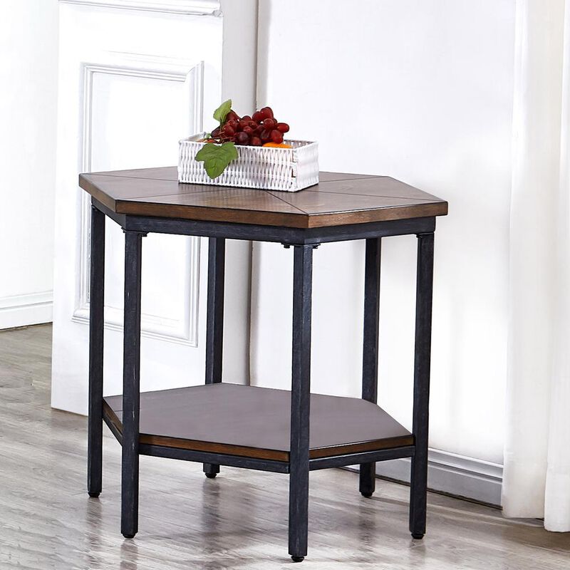 Ultimo Hexagon End Table