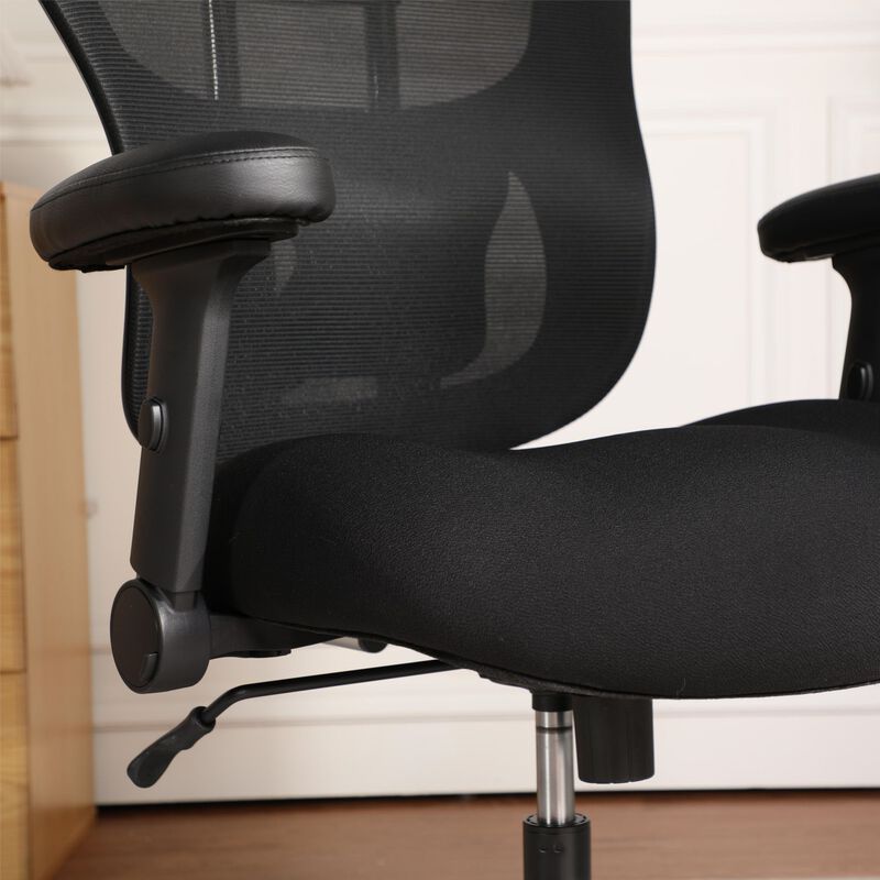 500LBS Big and Tall Office Chair Mesh Breathable,Gaming Chair with Adjustable Backrest Height image number 5