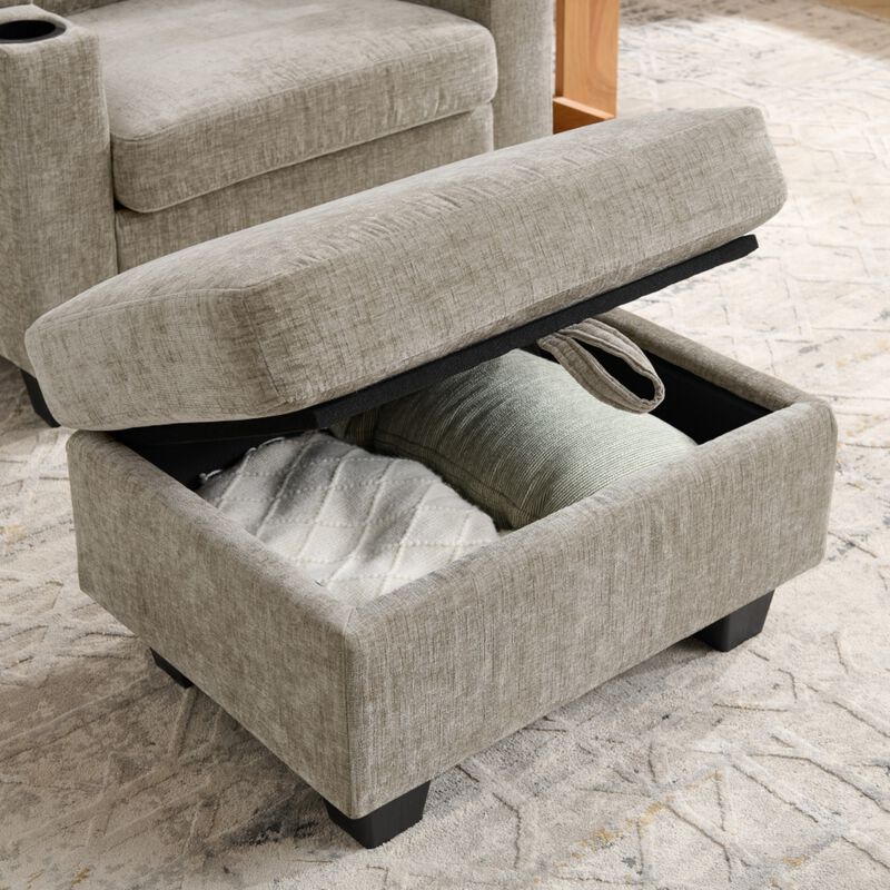Kurtfo Chenille Accent Chair Set image number 6