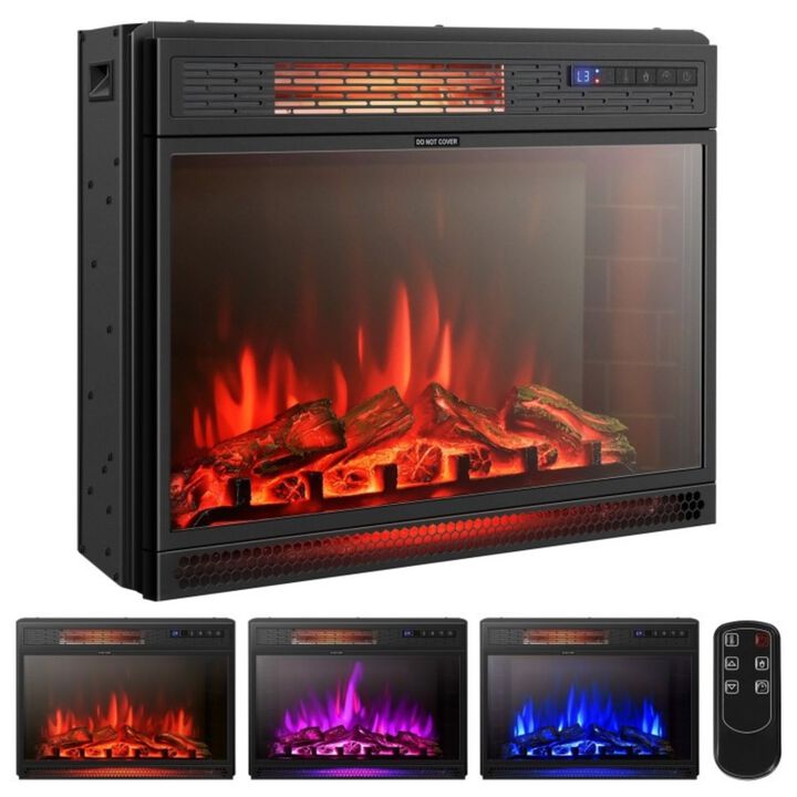 Hivvago 25 inch 3 Flame Colors Recessed Electric Heater