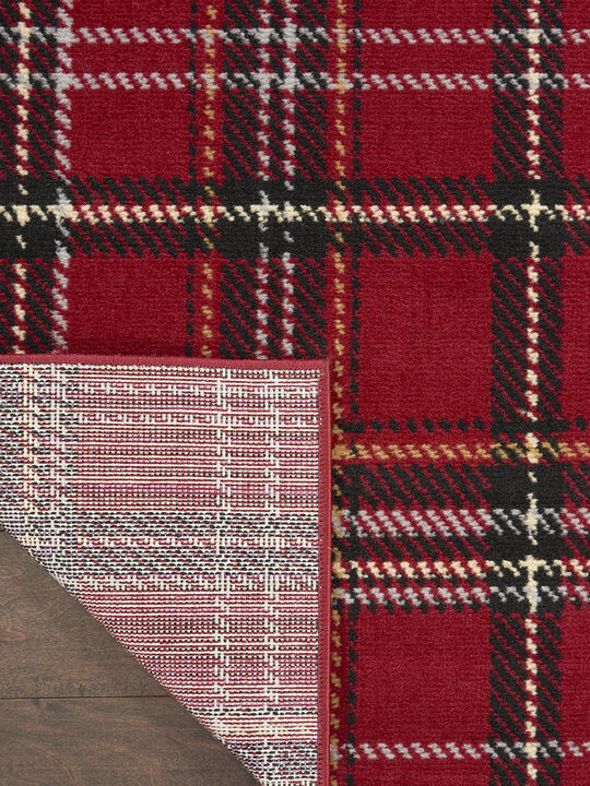 Grafix GRF03 Red 7'10" x 9'10" Rug