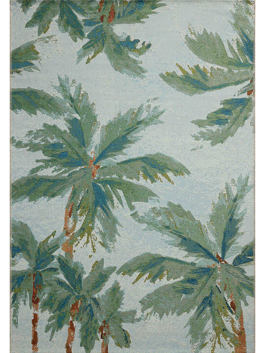 Botanical BOT04 Sky/Green 5'3" x 7'8" Rug