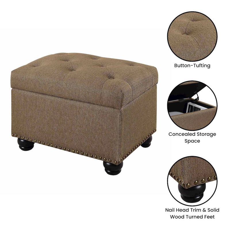 Convience Concept, Inc. Designs4Comfort 5th Avenue Storage Ottoman