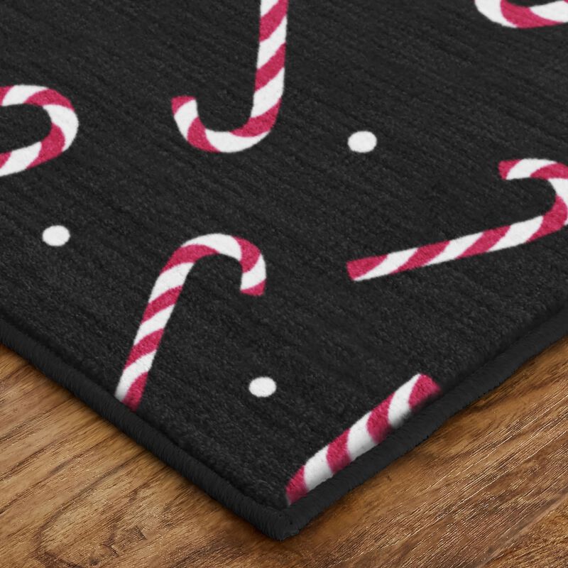 Prismatic Candy Canes Bath and Kitchen Mat Collection image number 5
