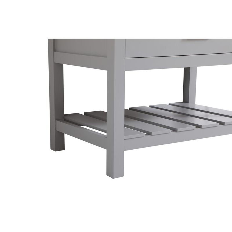 Elegant Kitchen and Bath 36 inch Single bathroom vanity in grey