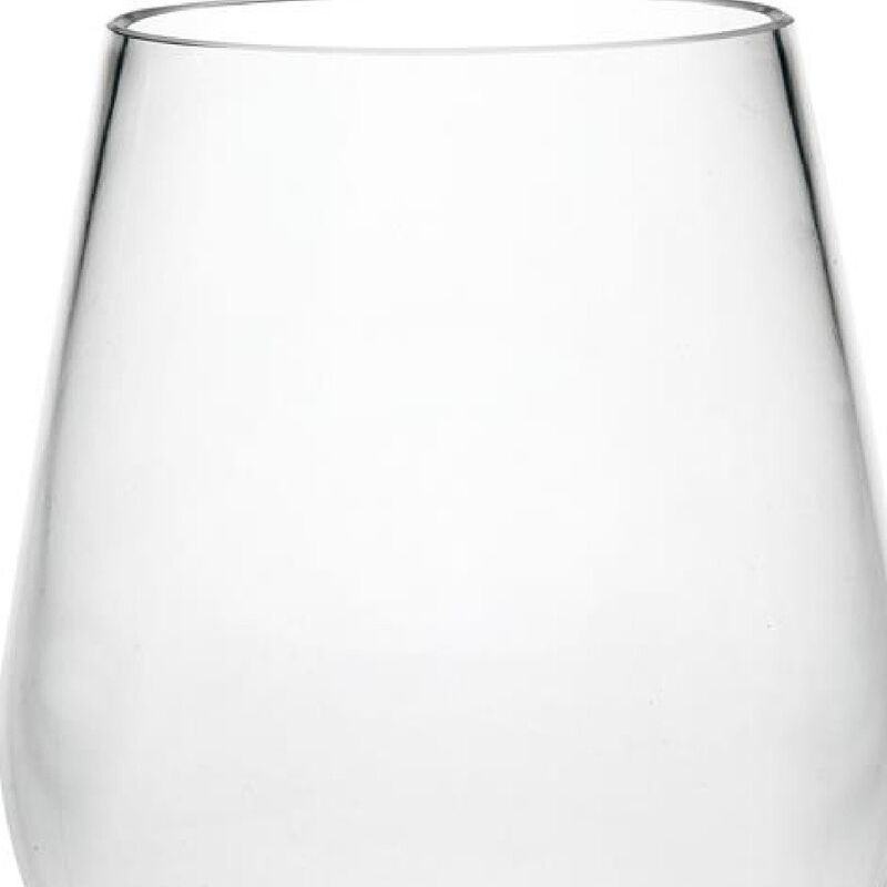 All-Purpose Tritan Plastic Stemmed Wine Glasses Set of 4 for Dining