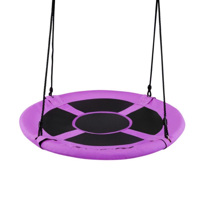 Hivvago Flying Saucer Tree Swing Indoor Outdoor Play Set