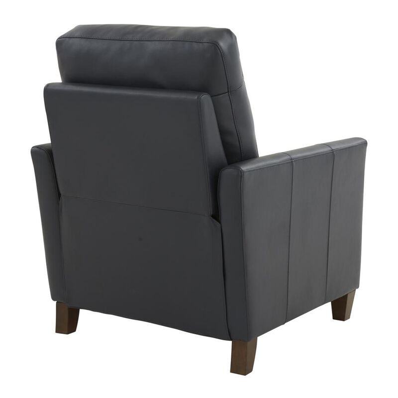 Comfort Pointe Penny Midnight Blue Faux Leather Modern Recliner