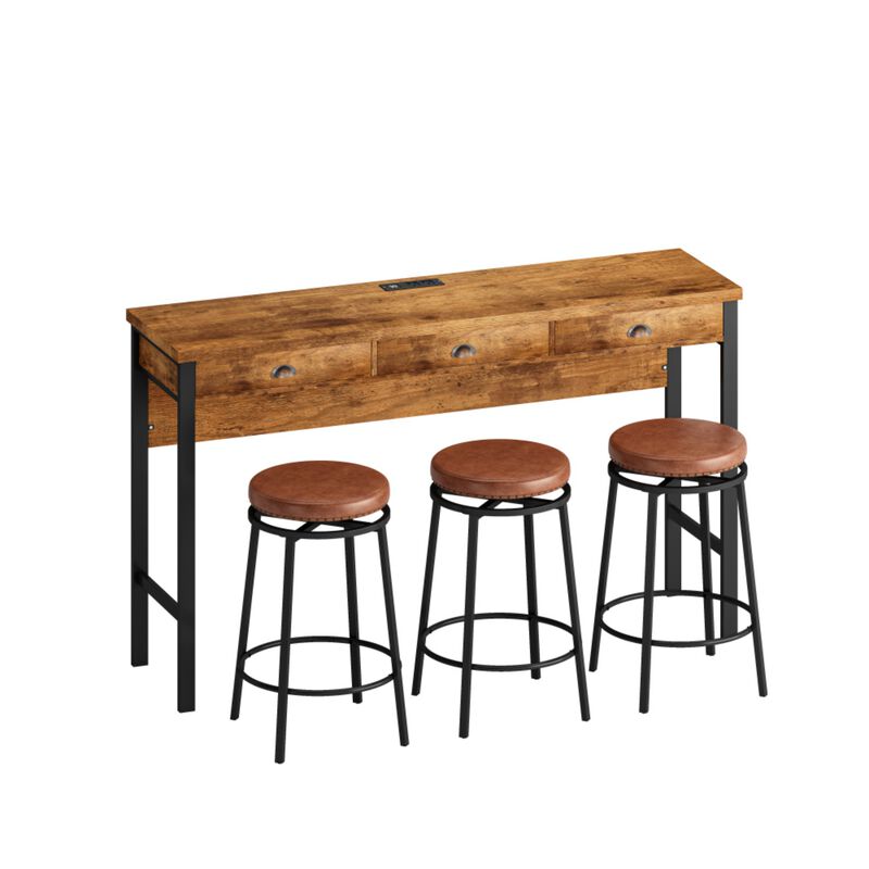 Furkel Industrial Bistro Set image number 0