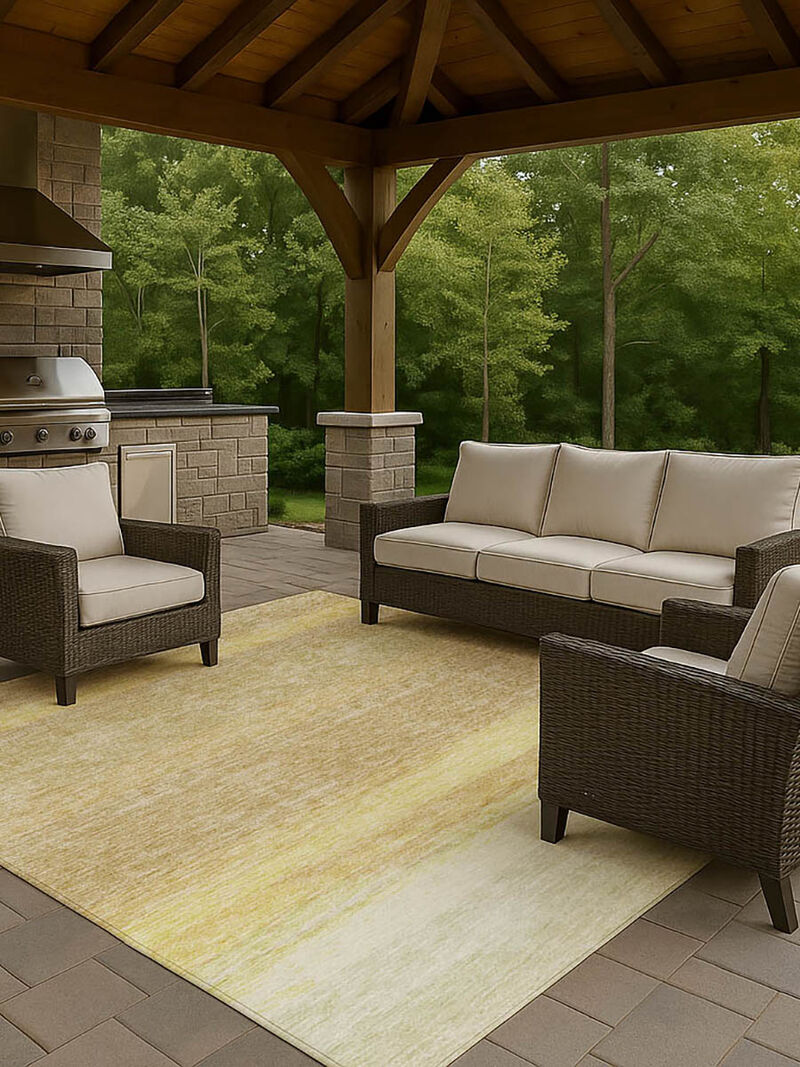 Trevi TV2 Tan 3' x 5' Rug