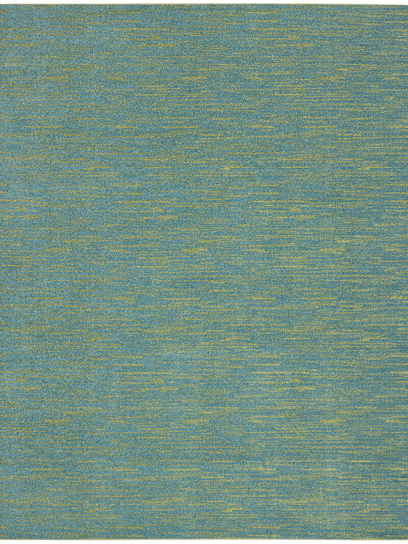 Nourison Essentials NRE01 Blue/Green 10' x 14' Rug
