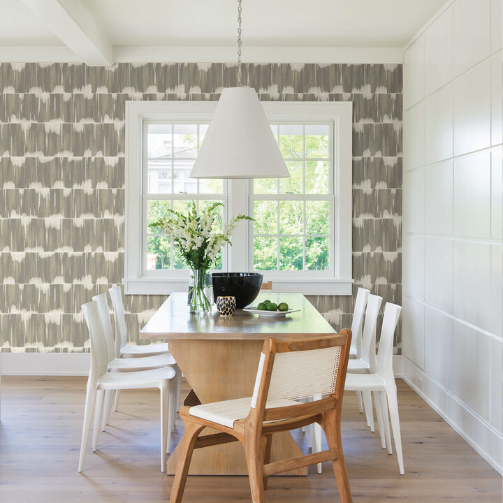 Serendipity Taupe Shibori Wallpaper (Set of 2)