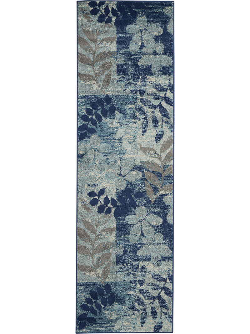 Tranquil TRA01 NAVLB 2' x 4' Rug image number 0