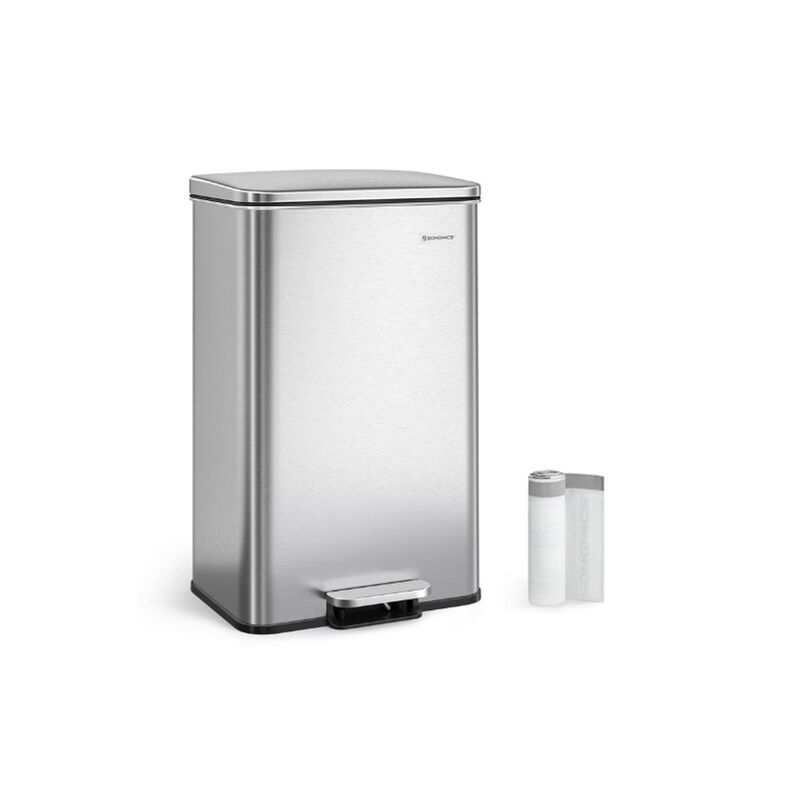 Kitchen Garbage Can with Lid – 10.5 Gallon Size for Everyday Use in Homes, Offices, or Dorm Rooms