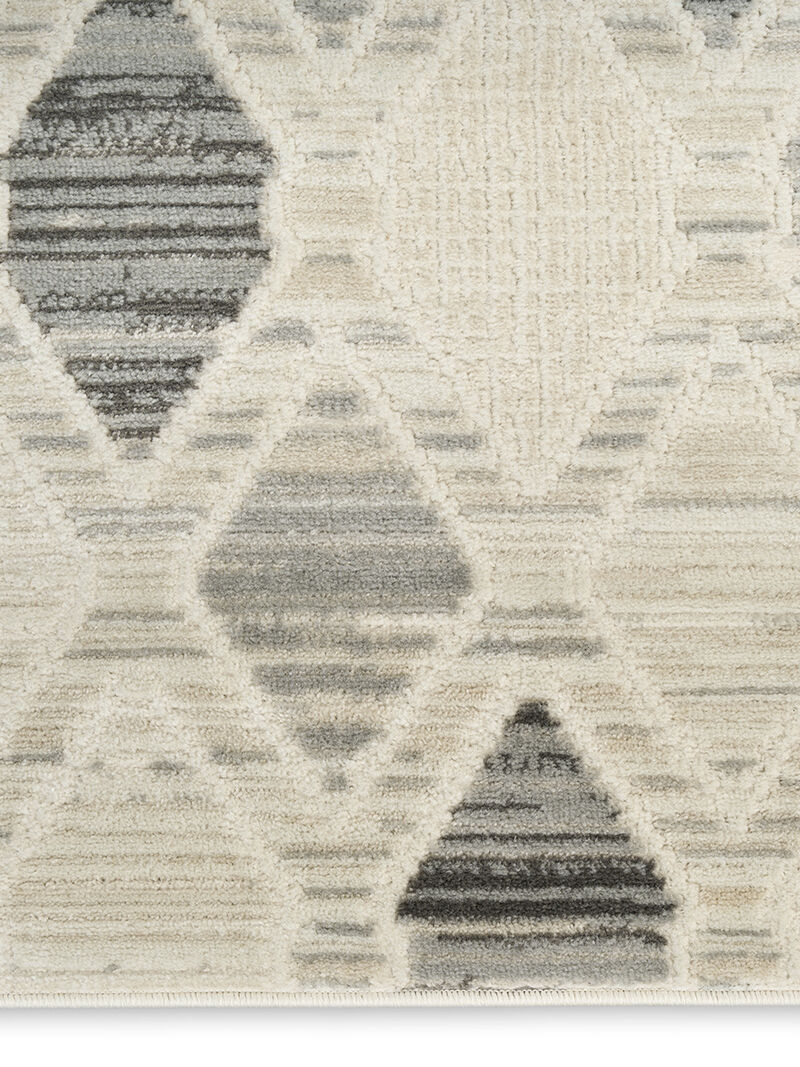 Serenity Home SRH08 Beige/Gray 5'3" x 7'3" Rug image number 3